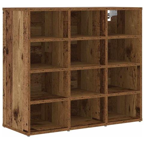 Scarpiera Legno vecchio 77.5 x 30 x 67 cm Legno multistrato - Foto 1