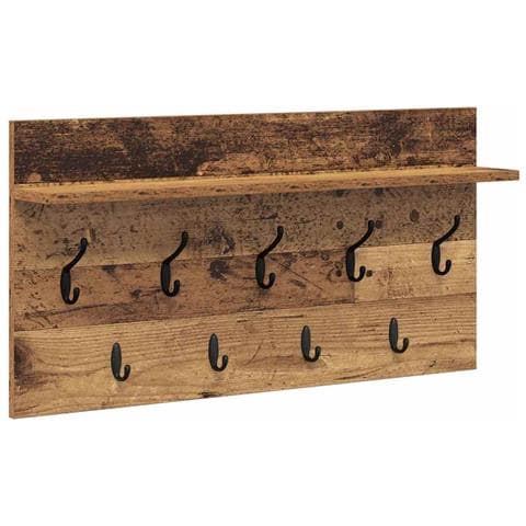 Appendiabiti a muro Legno vecchio 80 x 40 x 12 cm - Foto 1
