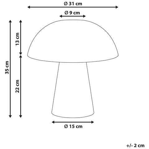 Lampada Da Tavolo Fungo Alero Rattan Naturale - Foto 7
