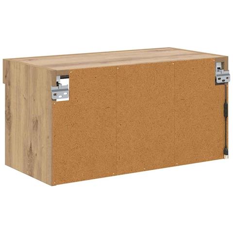 Mobile TV Rovere artigianale 60 x 30 x 30 cm Legno multistrato - Foto 9