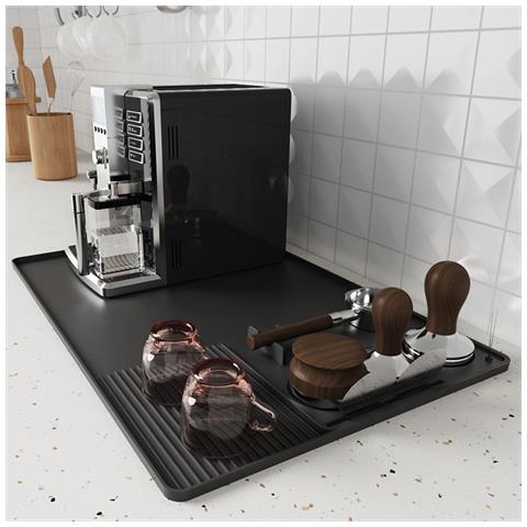 Tappetino 2 In 1 Per Tamper E Asciugatura Caffè - 15,75x23,6 Pollici Black - Foto 1