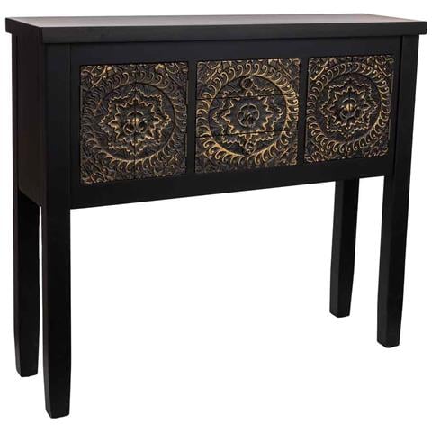 Mobile Da Ingresso In Legno Con 3 Cassetti E 4 Porte 95x26x80 - Foto 1