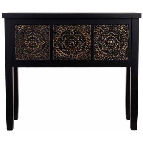 Mobile Da Ingresso In Legno Con 3 Cassetti E 4 Porte 95x26x80 - Foto 2