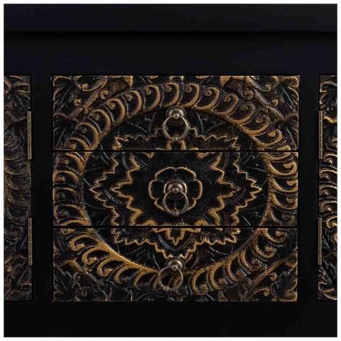 Mobile Da Ingresso In Legno Con 3 Cassetti E 4 Porte 95x26x80 - Foto 7