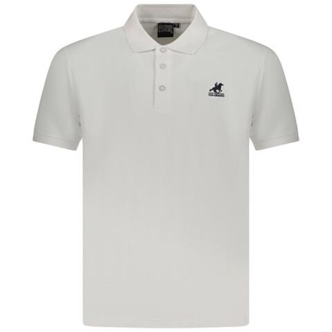 Polo US a maniche corte ampie da uomo, bianca - Colore: Bianco, Taglia: M - Foto 1