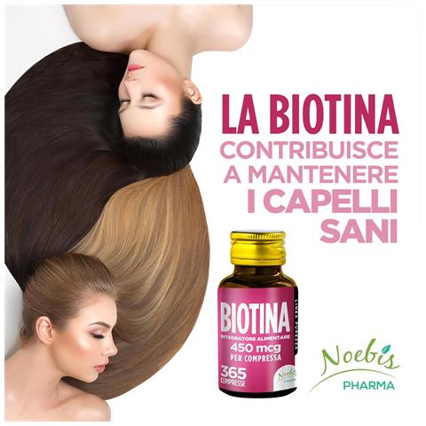 Biotina 450 mcg 800 Compresse - Vitamina B7 ad Alto Dosaggio - Capelli, Pelle e Unghie - Foto 2