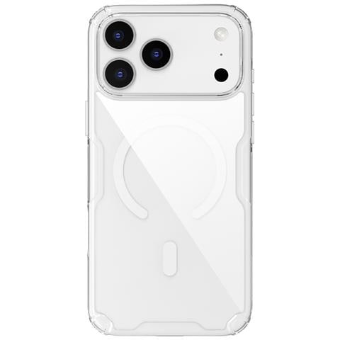 Cover per iPhone 17 Pro Max - TPU+PC, Trasparente, MagSafe - Foto 1