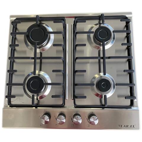 Piano cottura da Incasso a Gas 4 fuochi 60cm Inox L848X - Foto 1