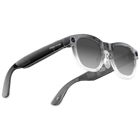 Occhiali Intelligenti WiFi IRIS con Fotocamera Full HD, Assistente IA, Traduzione in Tempo Reale, Controllo Vocale, Colore Nero transparente - Foto 3