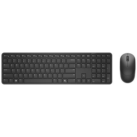 Pro 5 KM526 tastiera Mouse incluso Casa /ufficio RF Wireless QWERTY US International Nero - Foto 1