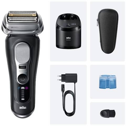 Series 9 Pro+ 9660CC Rasoio Trimmer Nero, Argento - Foto 3