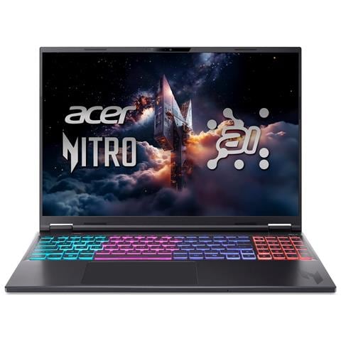 Nitro 16S AI AN16S-61-R9ZH AMD Ryzen AI 9 365 Computer portatile 40,6 cm (16") WQXGA 32 GB DDR5-SDRAM 1 TB SSD NVIDIA GeForce RTX 5070 Wi-Fi 6E (802.11ax) Windows 11 Home Tedesco Nero - Foto 1