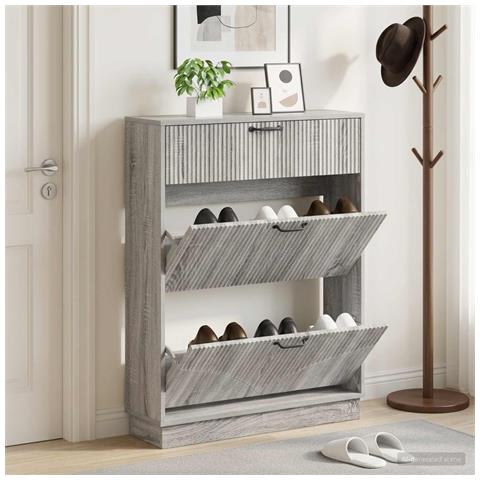 Mobile per scarpe HOORN 78 x 24 x 100 cm Legno ingegnerizzato - Foto 2