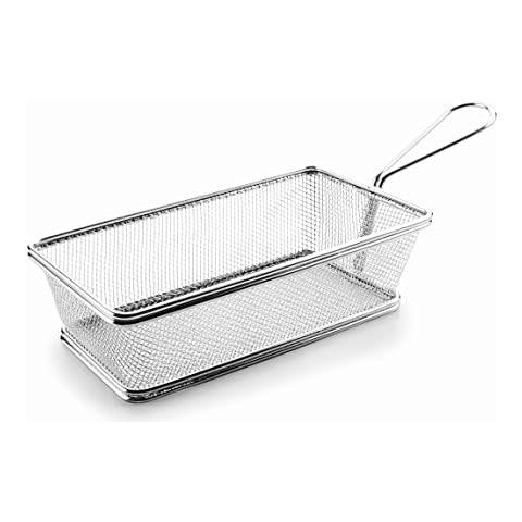 Cestino rettangolare in acciaio inox, grigio, 21x11x6 cm - Foto 1