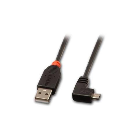 Cavo USB 2.0 Tipo A / Micro-B ad angolo 1m - Foto 1