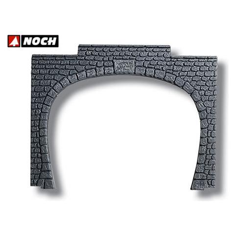 Portale galleria binario doppio 9,5x7 cm (2 pz) N - Foto 1