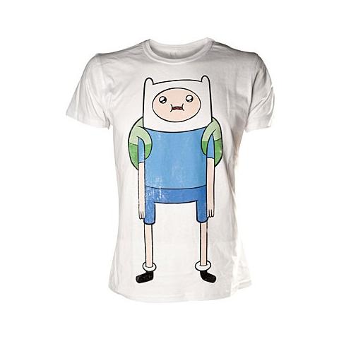 Adventure Time - Finn Print White (T-Shirt Unisex Tg. S) - Foto 1