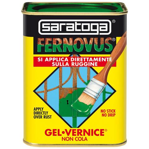 Vernice Gel Antiruggine Fernovus 750ml, Rosso Brill, Saratoga - Foto 5