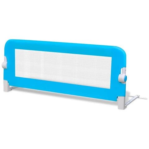 Barriera Di Sicurezza Per Letto Bambino 102 X 42 Cm Blu - Foto 1