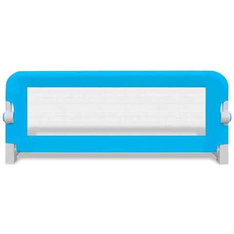 Barriera Di Sicurezza Per Letto Bambino 102 X 42 Cm Blu - Foto 4
