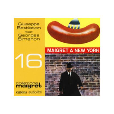 Georges Simenon - Maigret A New York Letto Da Giuseppe Battiston. Audiolibro. Cd Audio Formato Mp3 - Foto 1