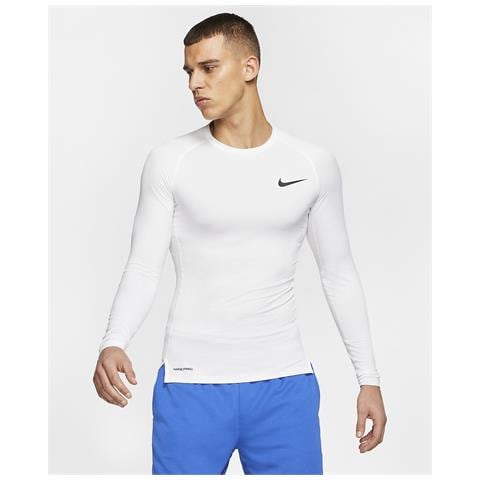 Maglia Uomo a manica lunga Pro Tight Fit White / Black 2XL - Foto 1