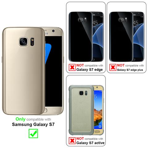 Custodia Compatibile Con Samsung Galaxy S7 In Liquid Rosa - Coperchio Protettivo In Silicone Tpu Flessibile - Foto 11