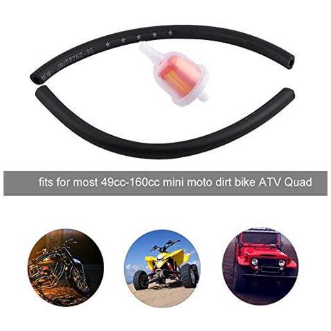 Kit Filtro Moto Linea Del Carburante Universal Motorcycle Carburante Filtro Filtro Olio Con Linea Tubo Carburante Tubi Flessibili E Clip - Foto 4