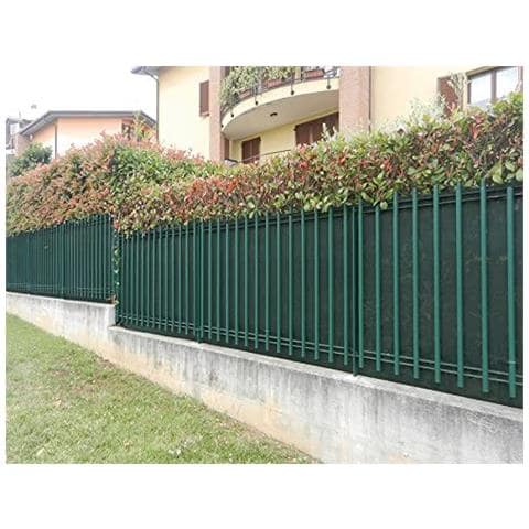 Soleado Hg Rete Tessuta Di Altissima Qualità, Ideale Come Schermatura Per Ringhiere E Recinzioni - Verde - 1,5x15 M - Foto 3