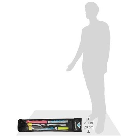 Hockey Stick Set Di Angel Sport Unisex Con Palla Nero Colore Rosa Colore Giallo 33-inch - Foto 2