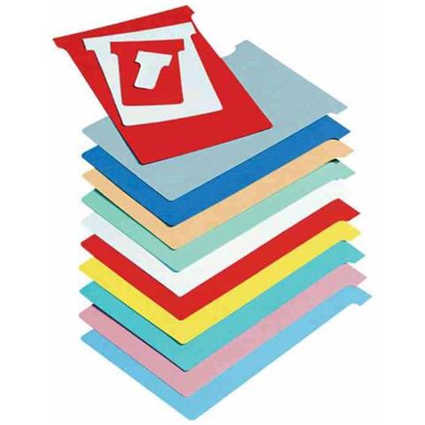 Schede a T Indice 1. 5 arancione (100)  - Foto 1