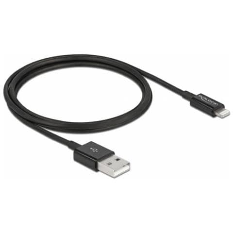 83002 Cavo Lightning 1 M Nero - Foto 2