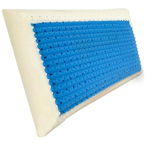 Cuscino In Memory Con Microforatura Traspirante Con Inserto Polar Gel, Fresco Con Fodera In Cotone Jersey, Modello Saponetta - Foto 5