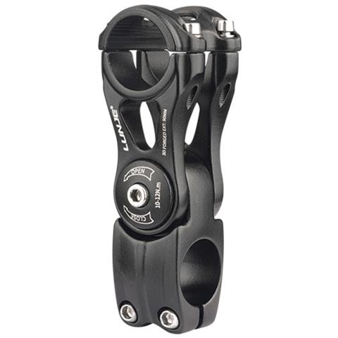 Attacco Manubrio Regolabile Per Bici Da Strada, Mountain Bike Black 31.8 X 90 Mm - Foto 1