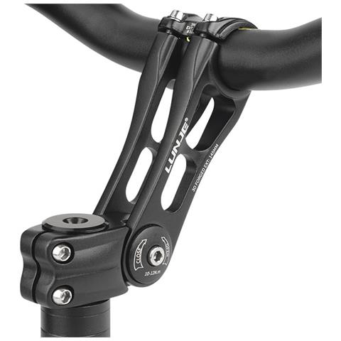 Attacco Manubrio Regolabile Per Bici Da Strada, Mountain Bike Black 31.8 X 90 Mm - Foto 4