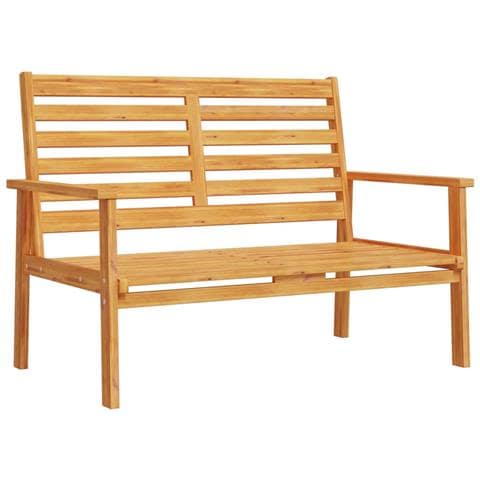 Panca Divano da Giardino 120 cm in Legno Massello di Acacia - Foto 2