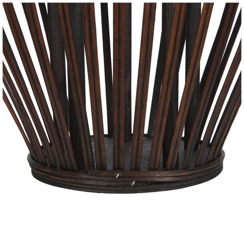 Lanterna Legno Di Bambù Scuro 43 Cm Panat - Foto 6