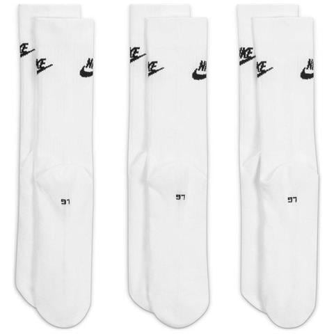 Sportswear Everyday Essential Crew 3 Pairs Dx5025-100, Unisex, Bianca, 46-50 - Foto 5