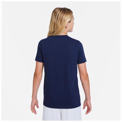 T-Shirt Youth Swoosh Cw6941-451 Bambino Taglia Xl Colore Blu - Foto 2