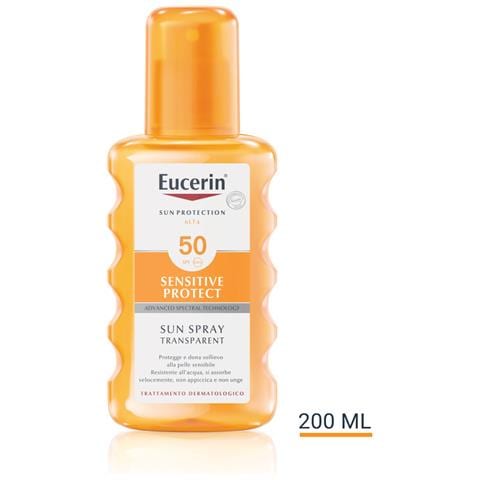 Sun Protection Sensitive Protect Spray Corpo Solare Trasparente Per Pelle Sensibile Spf50+ 200ml - Foto 1