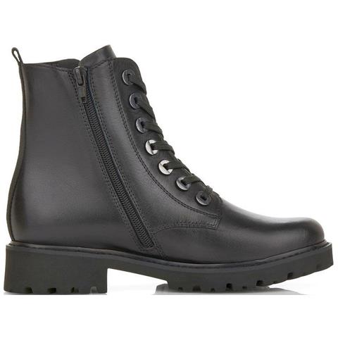 Black Casual Closed Booties Stivaletti Pelle Scarpe Donna Nero Eu 40, D8671-01 - Foto 3