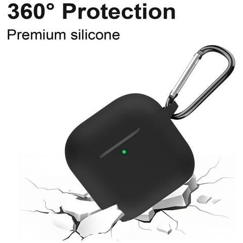Custodia Protettiva In Silicone Per Airpods Black Le Migliori Cuffie Apple - Foto 6
