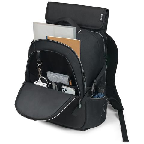 D32038-RPET borsa per laptop 43,9 cm (17.3") Zaino Nero - Foto 7