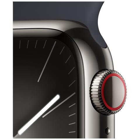 Watch Series 9 41 mm Digitale 352 x 430 Pixel Touch screen 4G Grafite Wi-Fi GPS (satellitare) - Foto 2