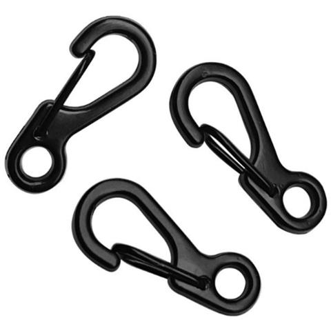 Mini Portachiavi Con Fibbia Tattica 3 Pezzi, Moschettone In Lega Di Alluminio - Foto 1