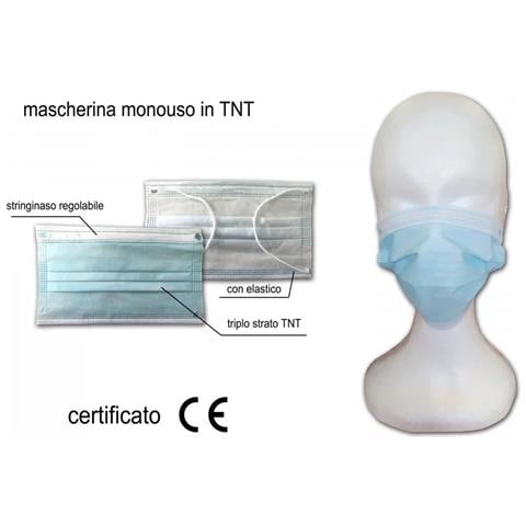 Mascherina Monouso Tipo 1 In Tnt 10 Pz - Foto 2