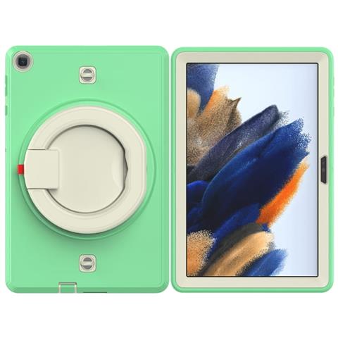 Custodia Verde Per Samsung Galaxy Tab A8 10.5"" Con Cintura Regolabile E Stile Unico! - Foto 3