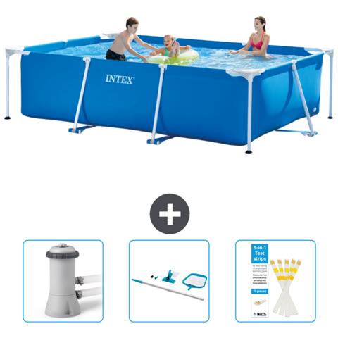 Piscina Fuori Terra - Rettangolo - 300x200x75 Cm - Blu - Include Accessori Coordinati Cb82 - Foto 1