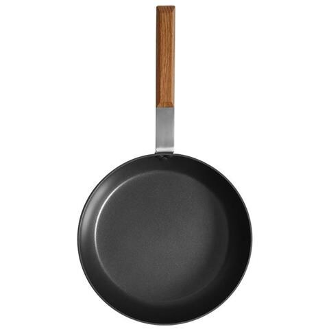 Sushi Padelle in alluminio forgiato con manico effetto teak Diametro - Ø 20 cm Made in Italy - Foto 3