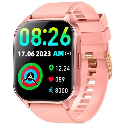 8434847073521 smartwatch e orologio sportivo 5,23 cm (2.06") AMOLED Digitale 410 x 502 Pixel Touch screen Rosa - Foto 1